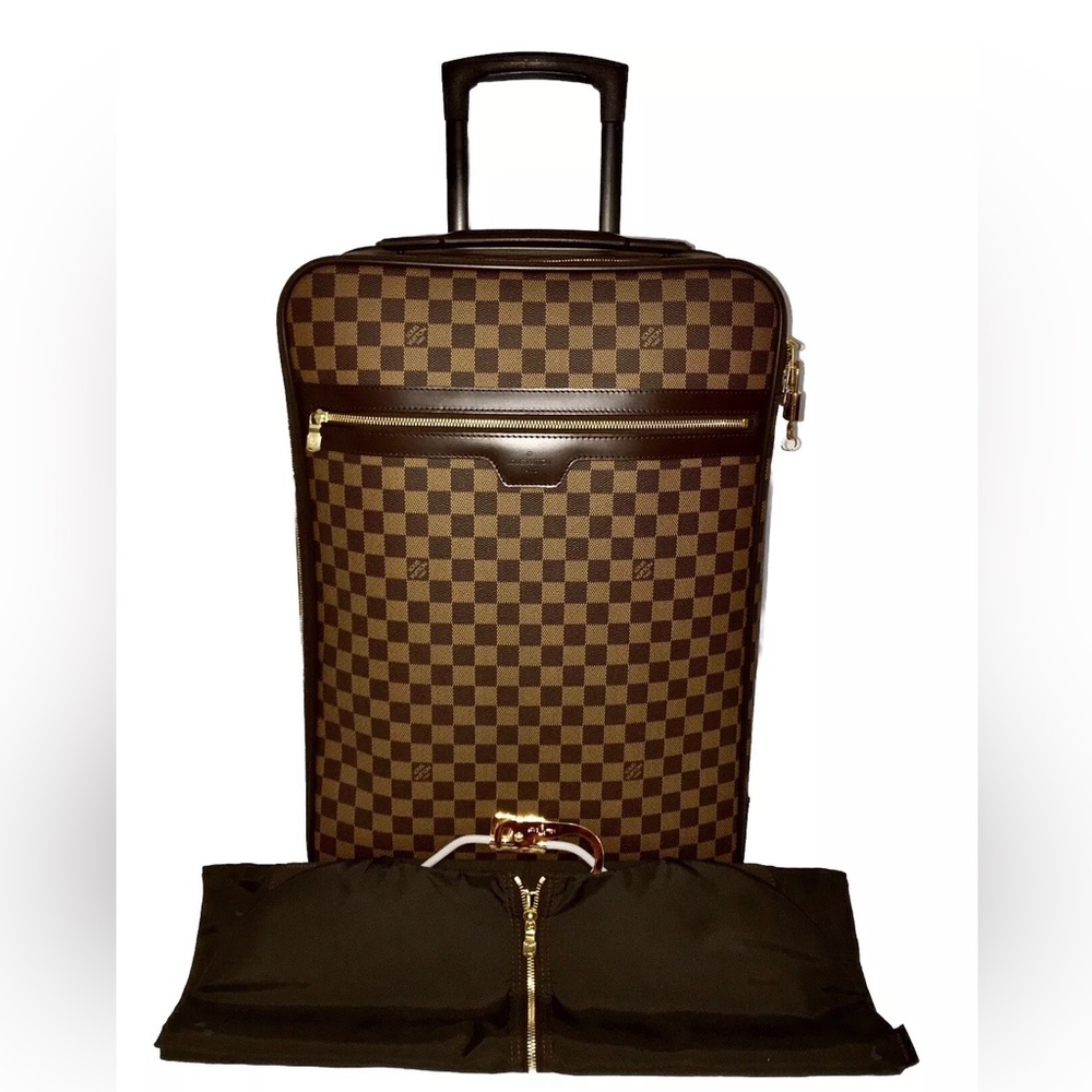 Louis Vuitton Pegase 55 Damier Ebene Cabin Rolling Suitcase SP1006